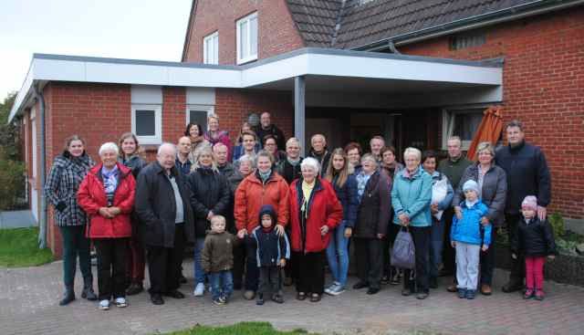 Kirchenchor mit Familien und Freunden auf Amrum